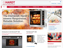 Tablet Screenshot of hardt.ca